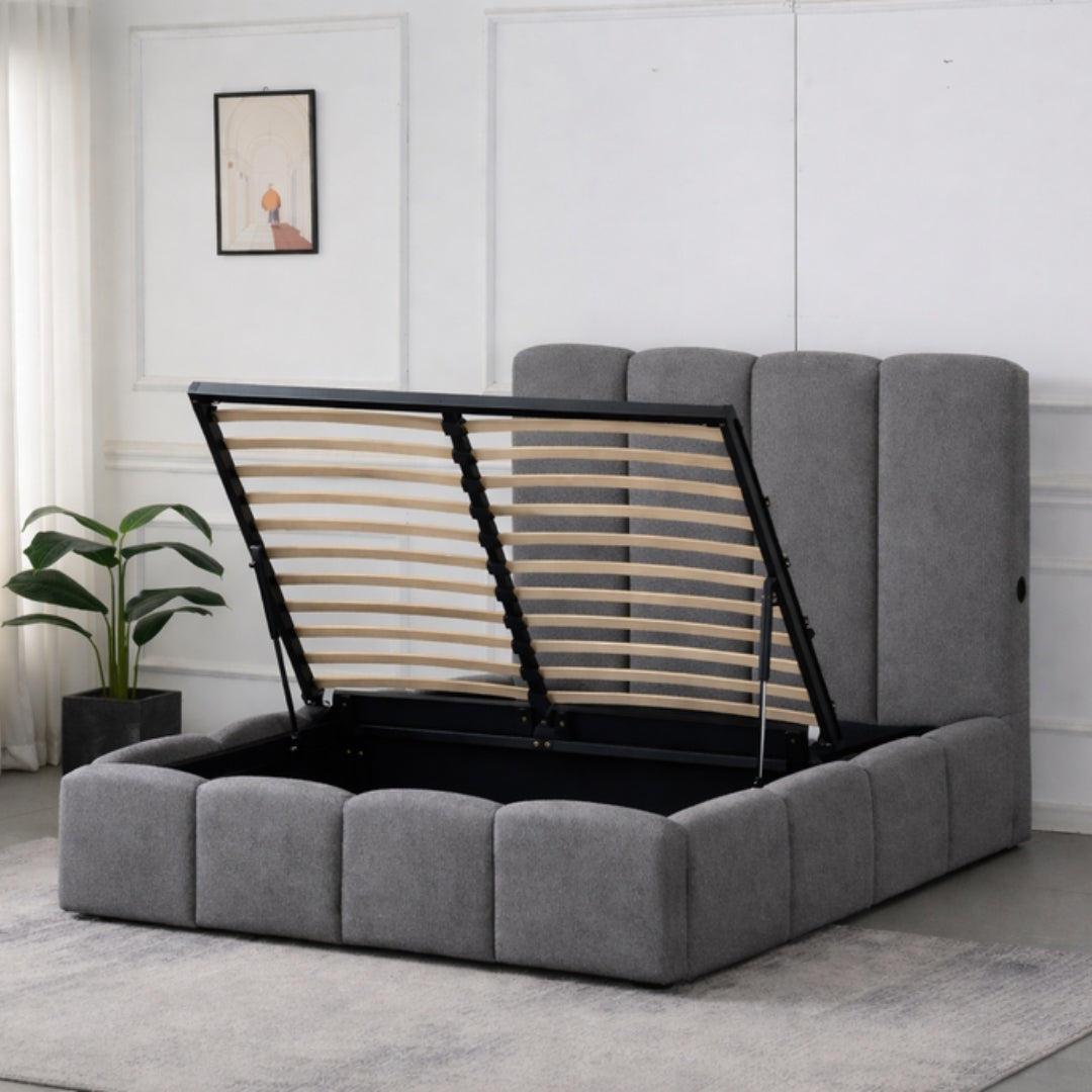 Liner Rise Ottoman Bed