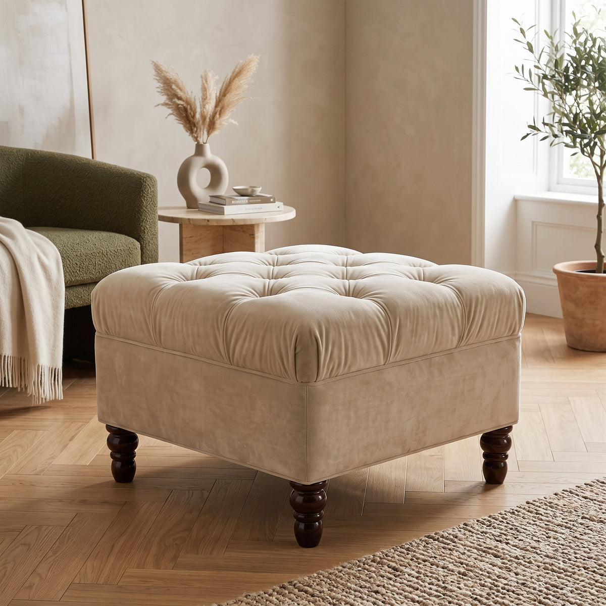 Luxe Comfort Footstool
