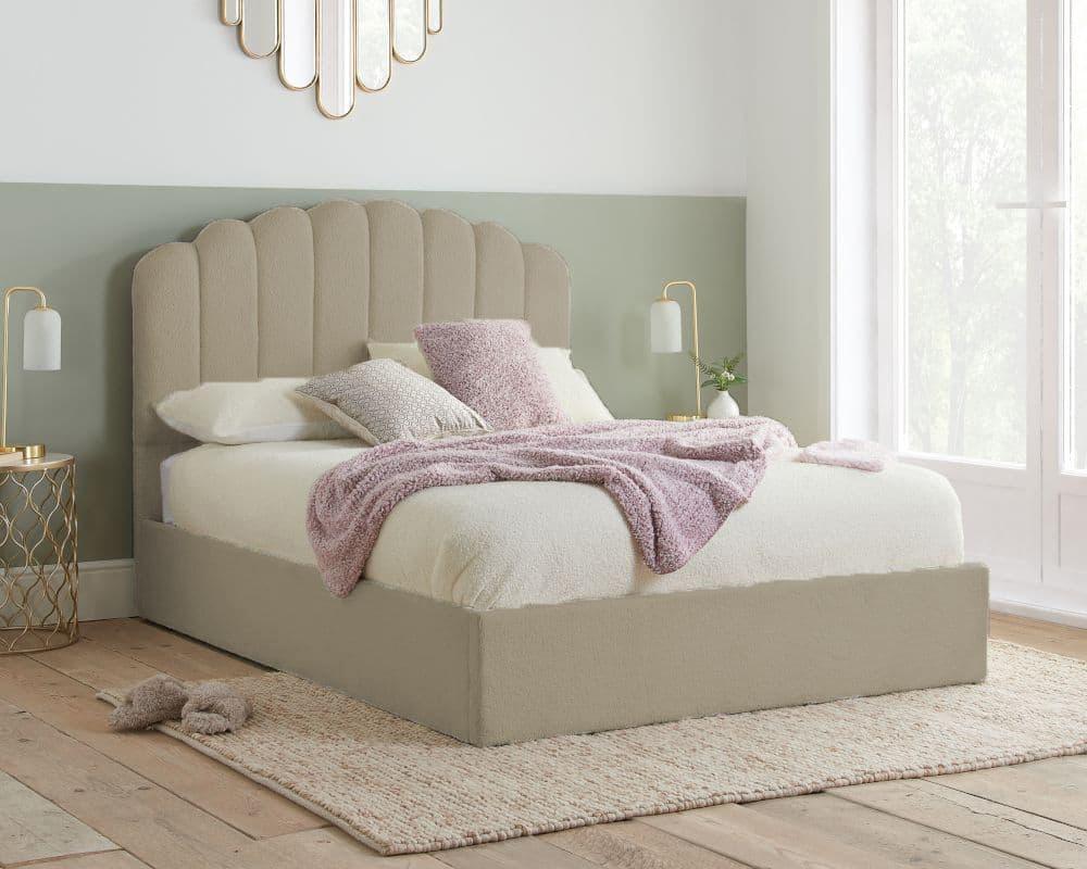 Queen Size Bed - Teddy Fleece Bed 