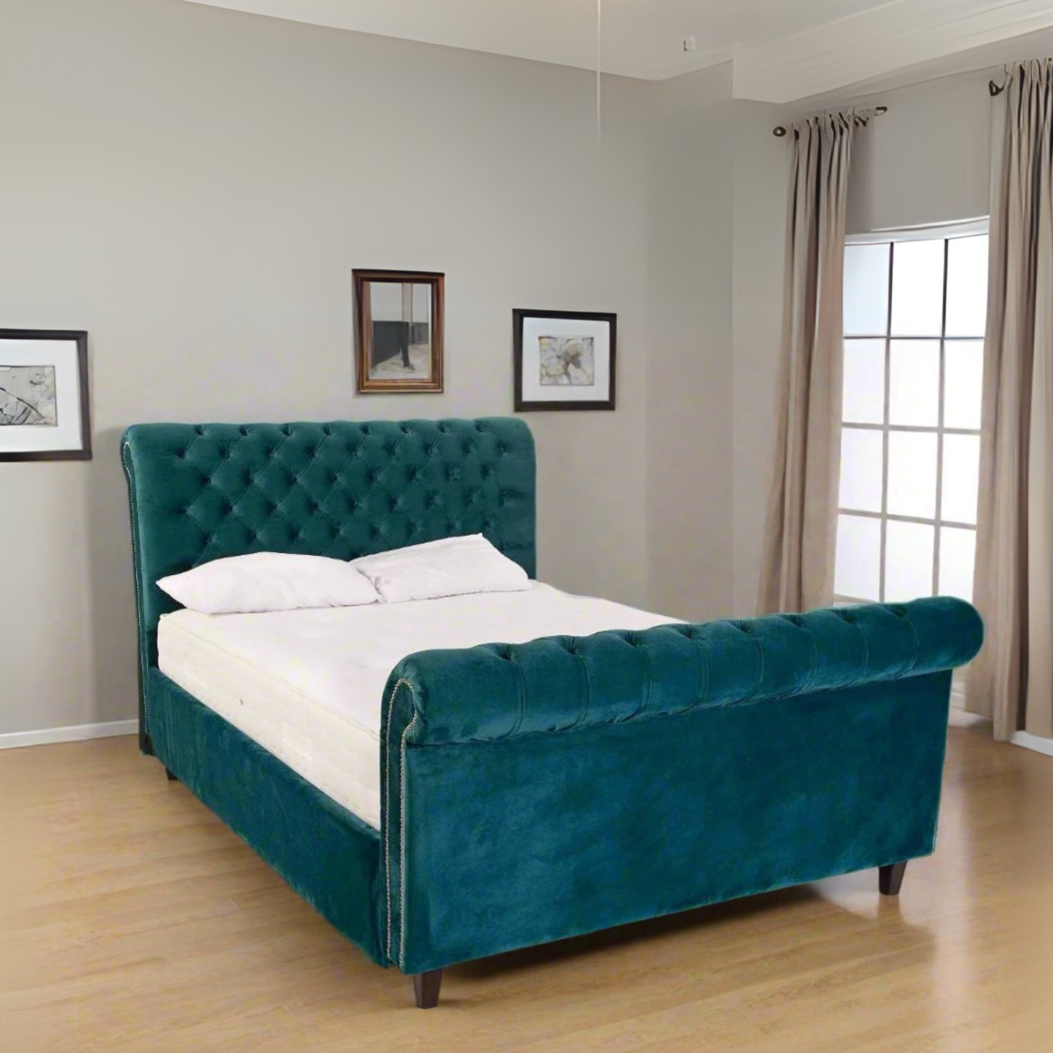 Majestic Chesterfield Bed Frame - Comfort Quality Furniture