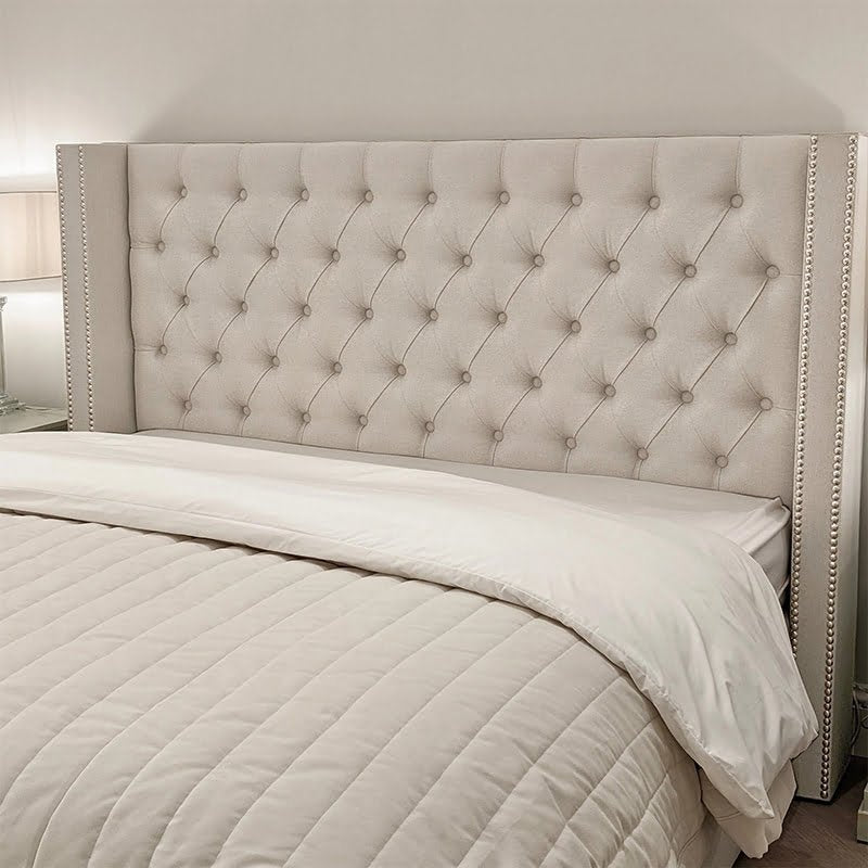 Small Double Ottoman Bed With Wingback Headboard 3