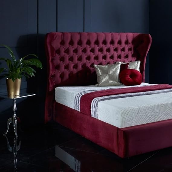 Toronto Chesterfield Wingback Bed Frame - Comfort Quality Furniture