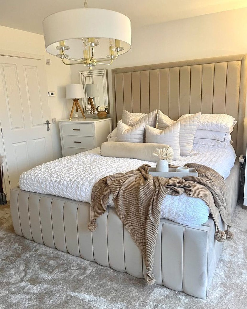 Wingback King Size Bed Frame Double