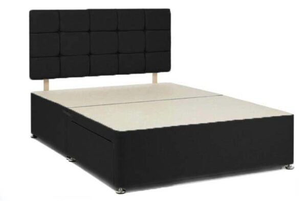 Black Divan Ottoman Bed - Cuba Divan Bed