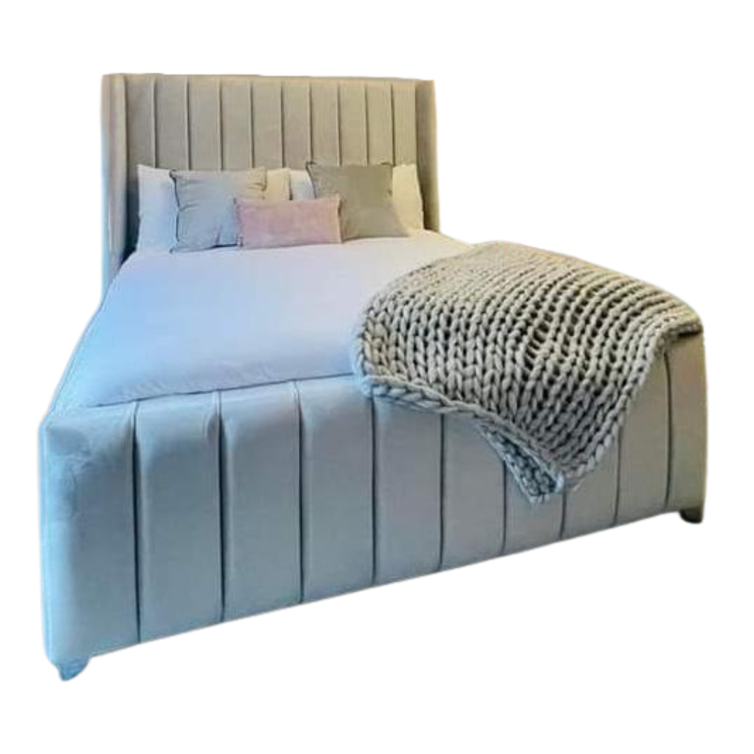 beige bed frame 9