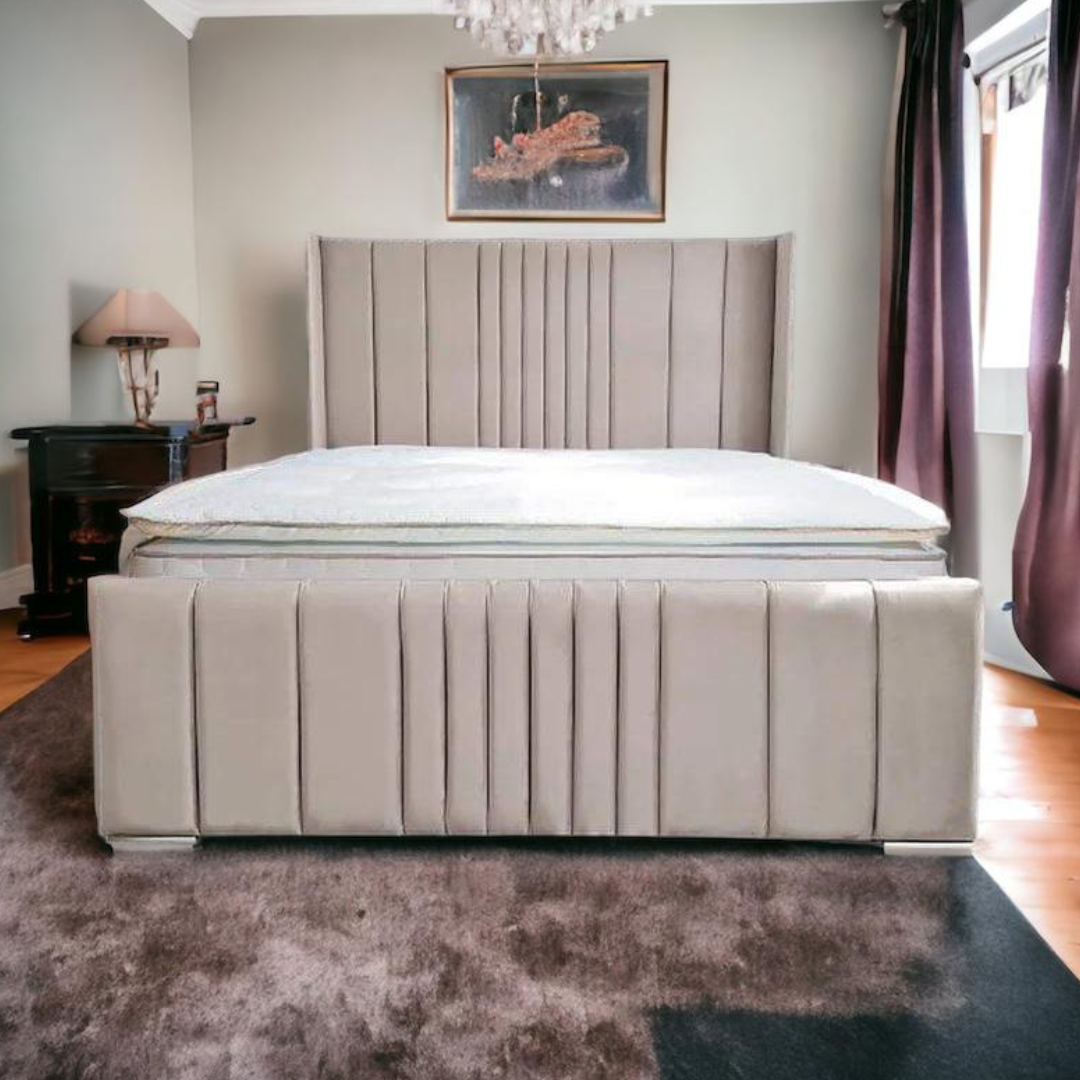 king size bed with frame