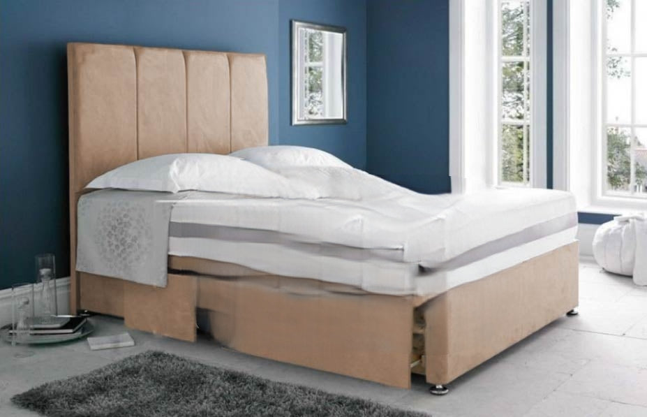 mink Single Divan Bed - London Divan Bed