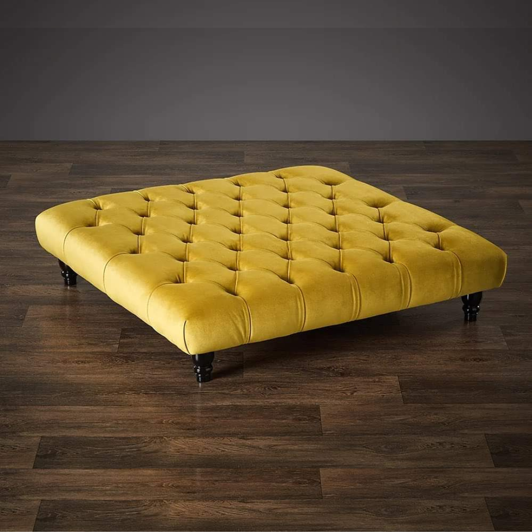 velvet footstool